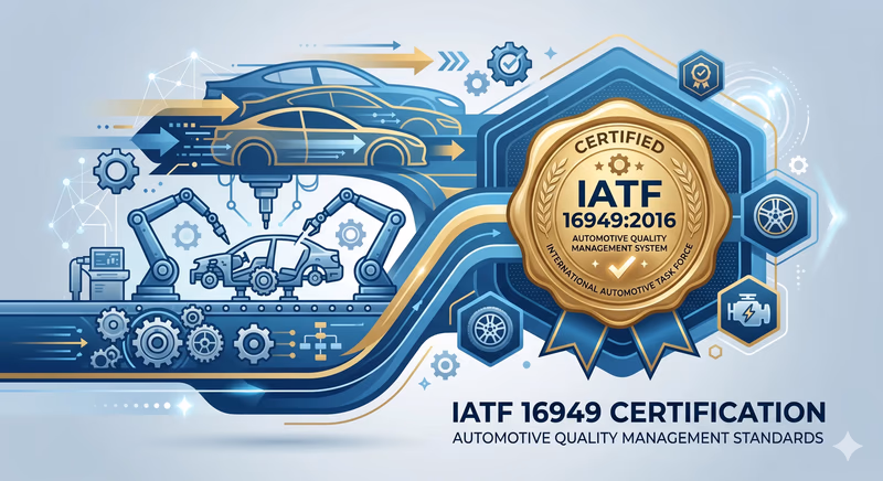 IATF 16949 Automotive Quality Management Systems Certificate