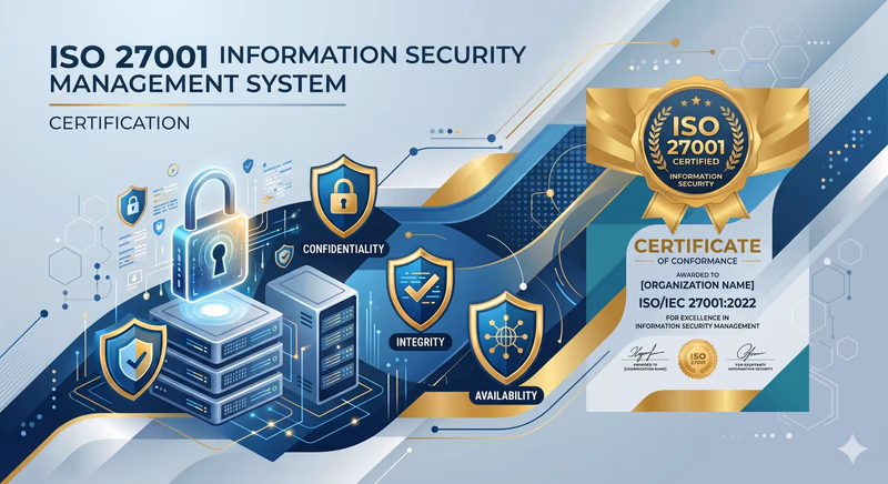 ISO 27001 Information Security ISMS Digital Security Lock