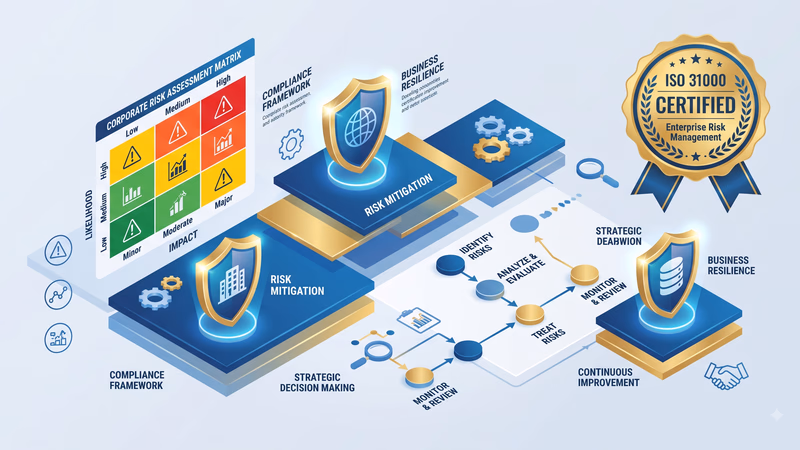 ISO 31000 Enterprise Risk Management Standard Certificate