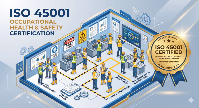 ISO 45001 Occupational Health and Safety OH&S Certificate