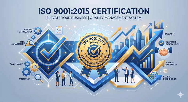 ISO 9001 Quality QMS Standard Certificate Seal