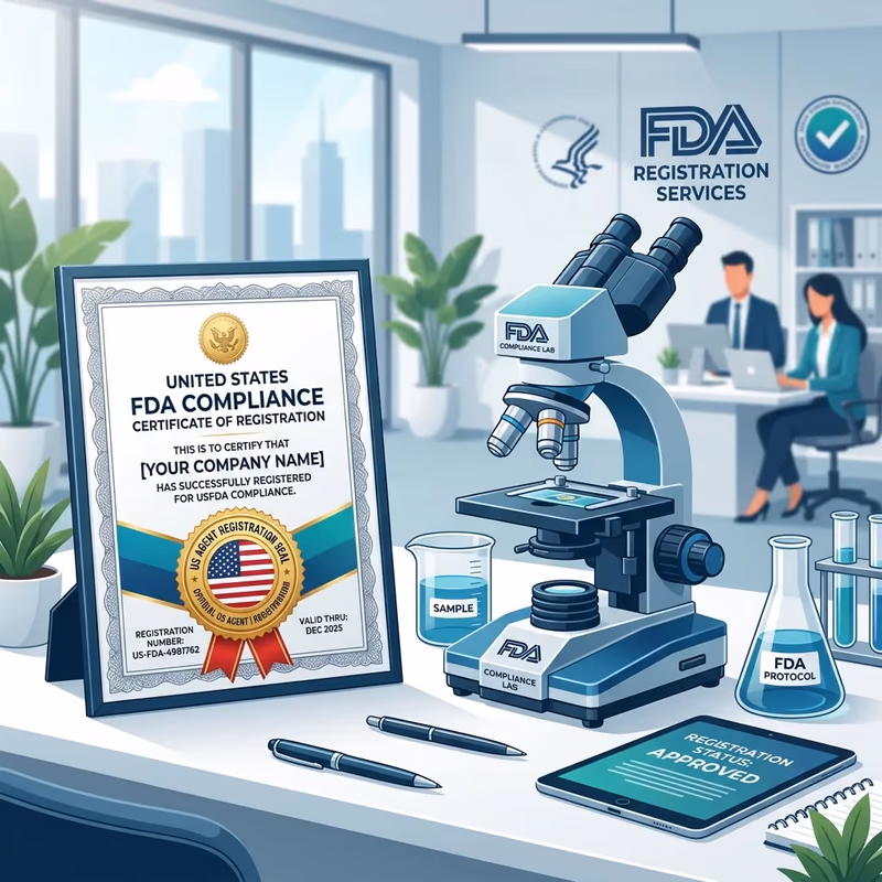 USFDA Compliance and Facility Registration Certificate