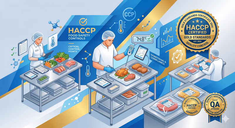 HACCP Food Safety Kitchen Prep Prevention Points